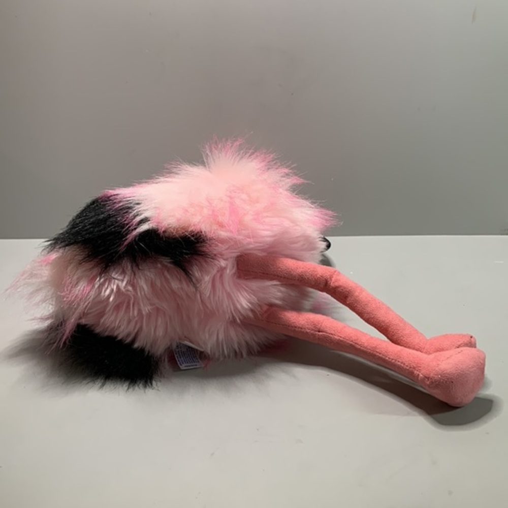 Aurora plush flamingo 🦩  fluffy faux fur body, faux suede beak and legs. - Picture 7 of 10